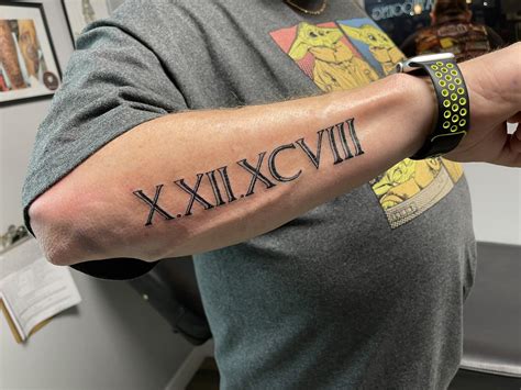 tattoos of roman numerals|24 roman numeral tattoo.